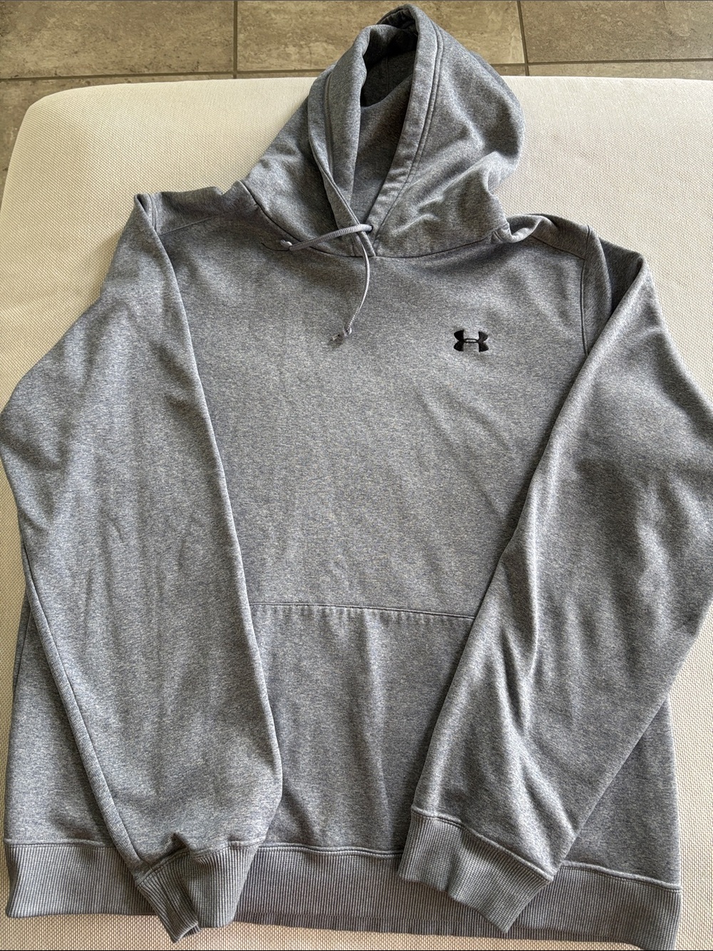 Under Armour Men's Heather Gray Pullover Hoodie